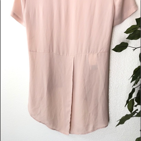 BCBGmaxazria Sheer High Low Top - Picture 4 of 7